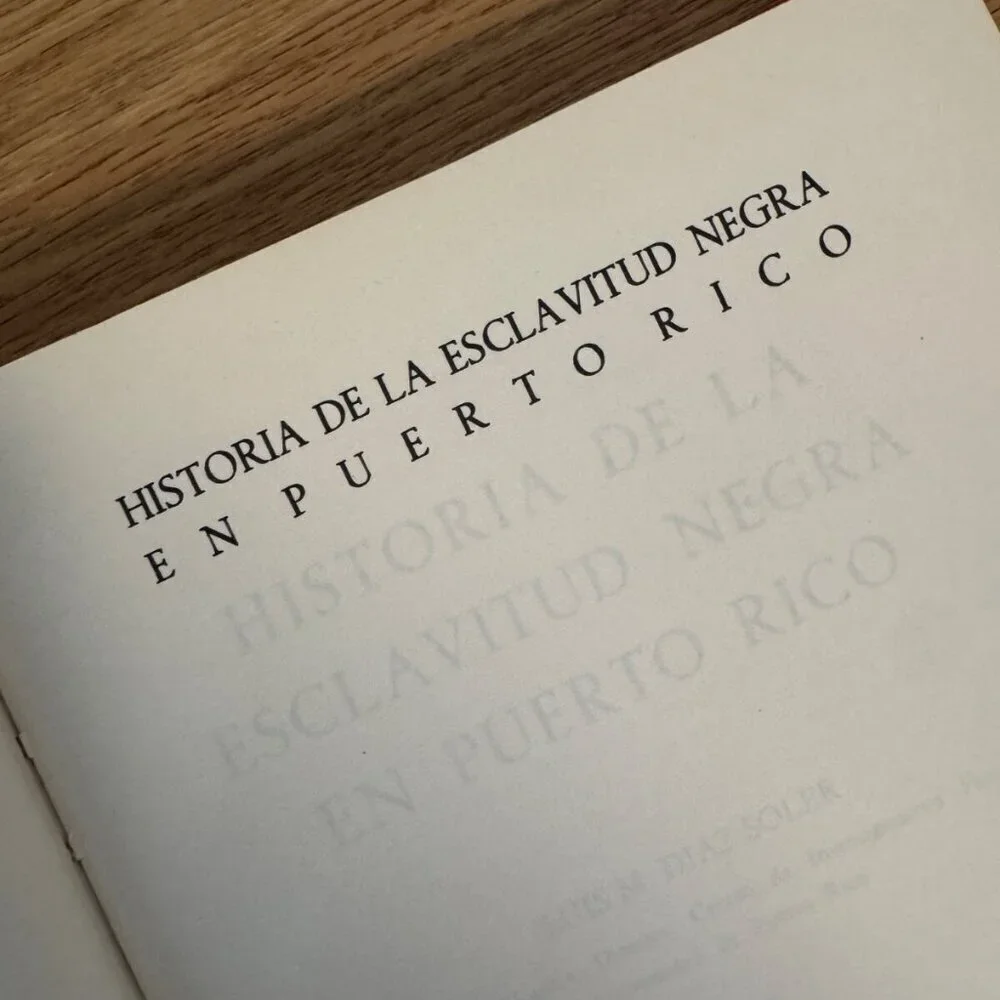 Historia de la Esclavitud Negra en Puerto Rico - Luis M. Díaz Soler vintage